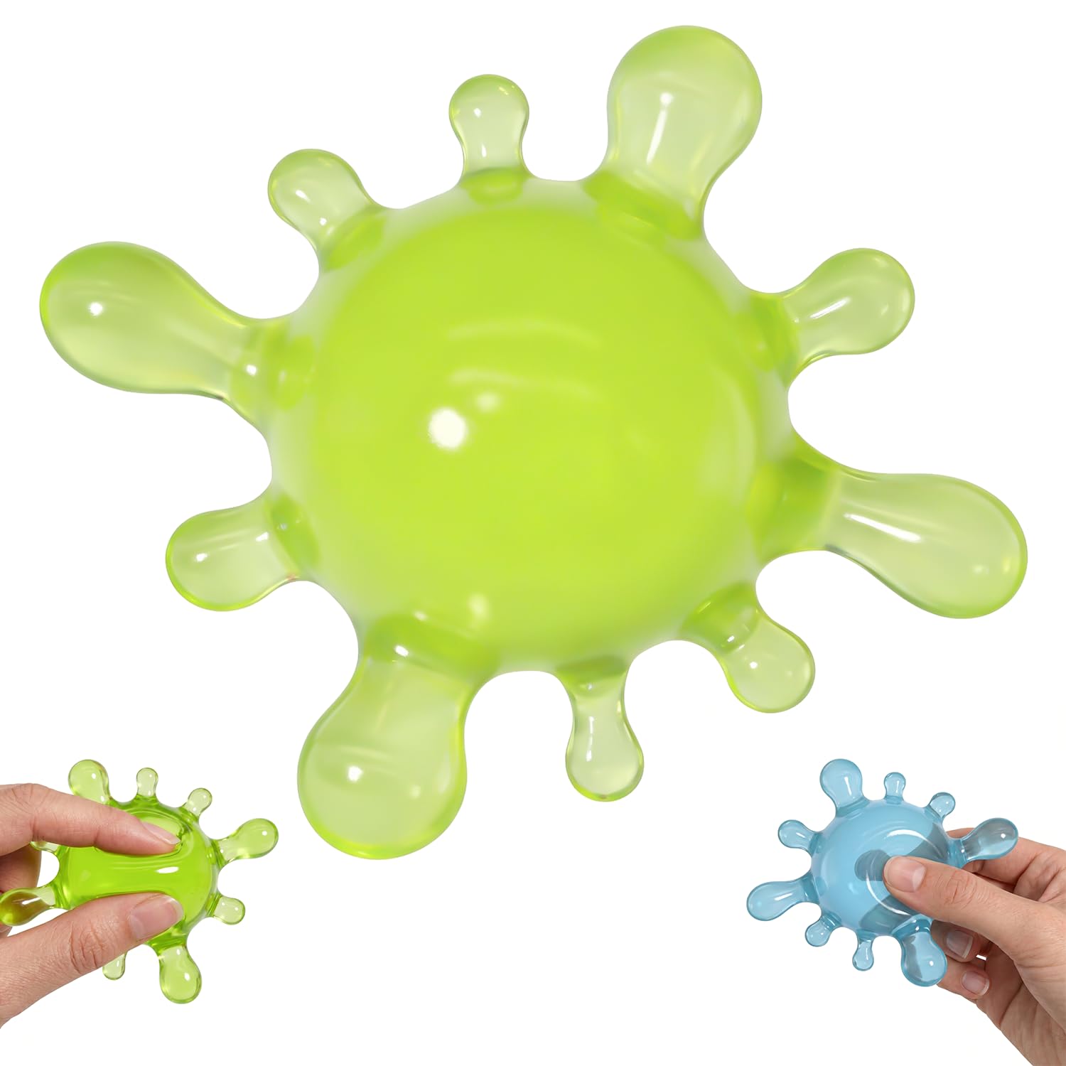 Fidget Toys Stress Balls for Kids,Squishy Stress Splat Toys,Stress Splat Toy,Squishies Anxiety Stress Relief,ADHD Office Mental Health Gifts Prizes Autism Party Favors (Purple)