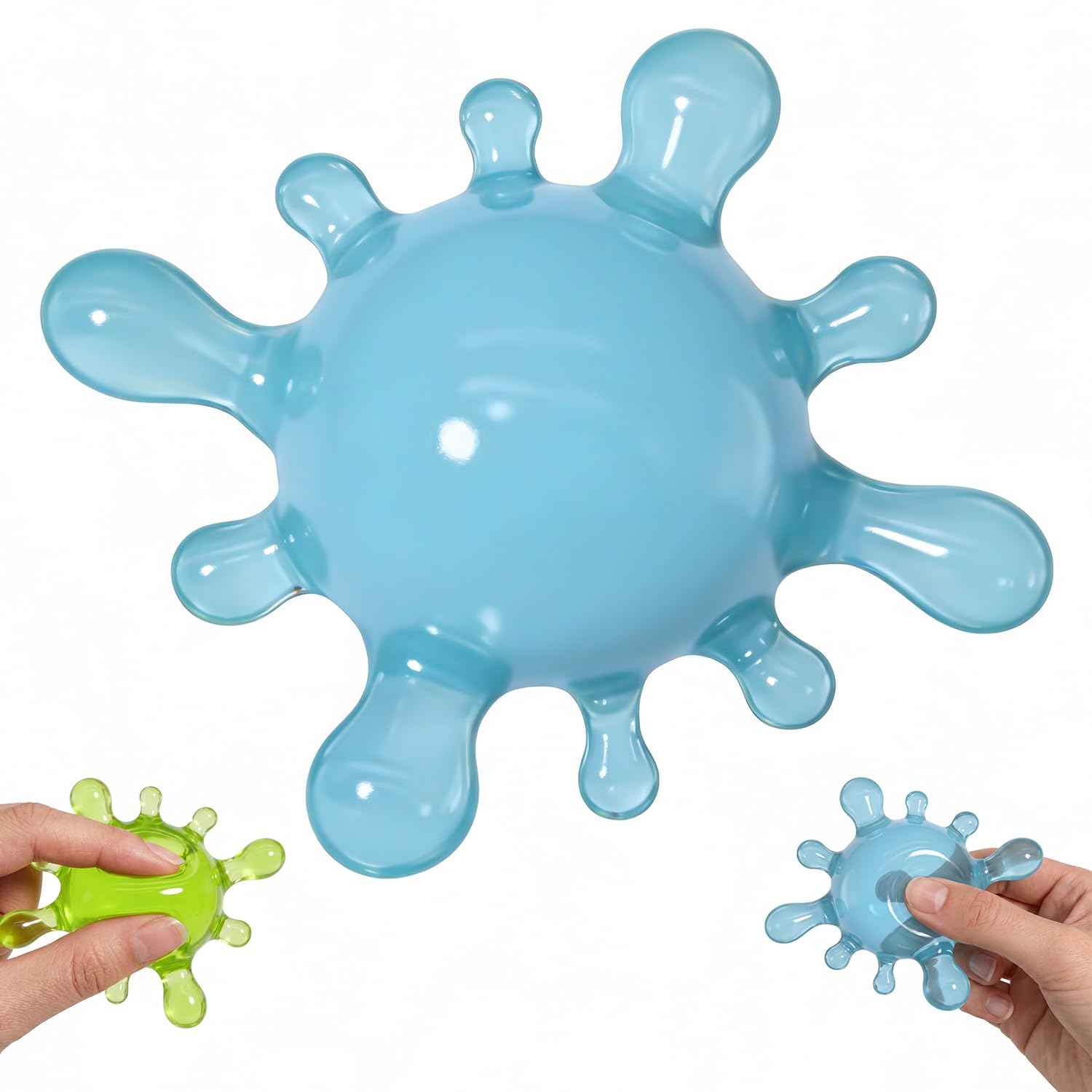 Fidget Toys Stress Balls for Kids,Squishy Stress Splat Toys,Stress Splat Toy,Squishies Anxiety Stress Relief,ADHD Office Mental Health Gifts Prizes Autism Party Favors (Purple)