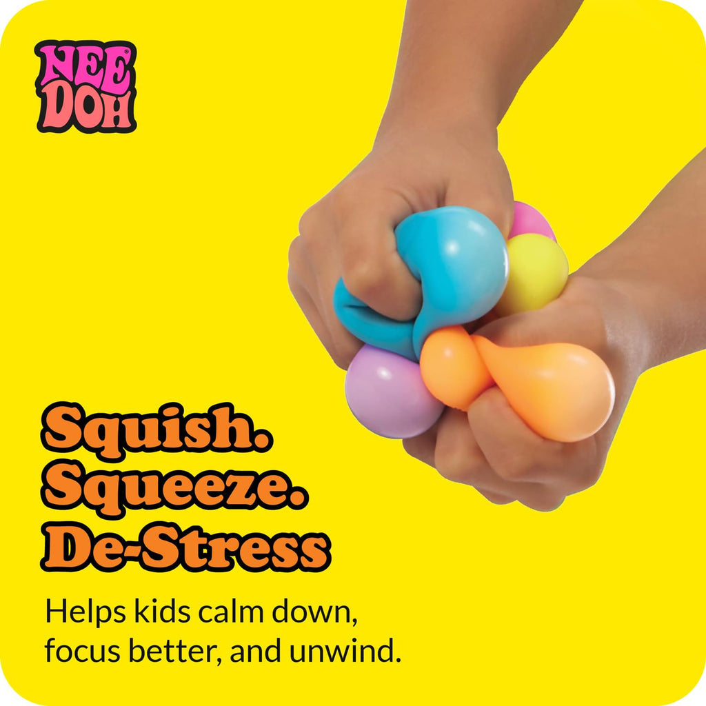 NeeDoh Rainbow - 6-Pack Mini Stress Balls, All Colours