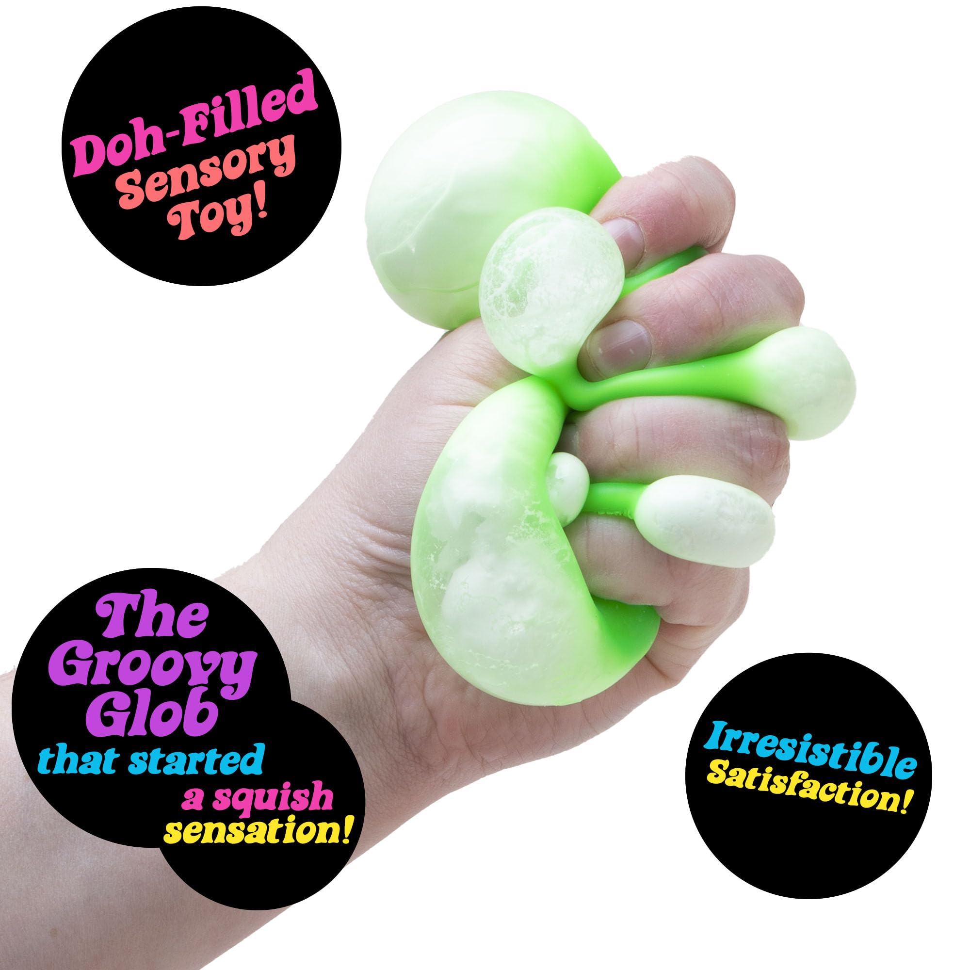 NeeDoh Original – The Groovy Glob Classic Stress Ball
