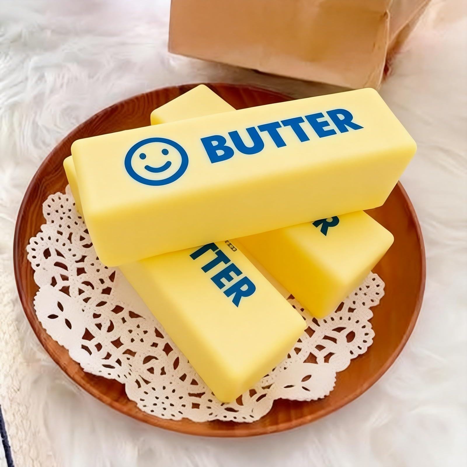 NeeDoh Butter Squishy – Realistic Slow-Rise Butter Stick Midou