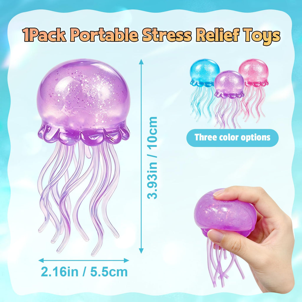 NeeDoh Jellyfish – JellySquish Sparkle Squishy
