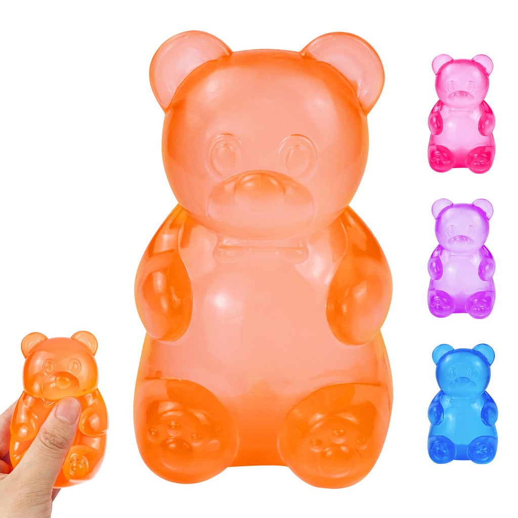 NeeDoh Gummy Bear Taba Squishy – Jelly Bear Squeeze Toy