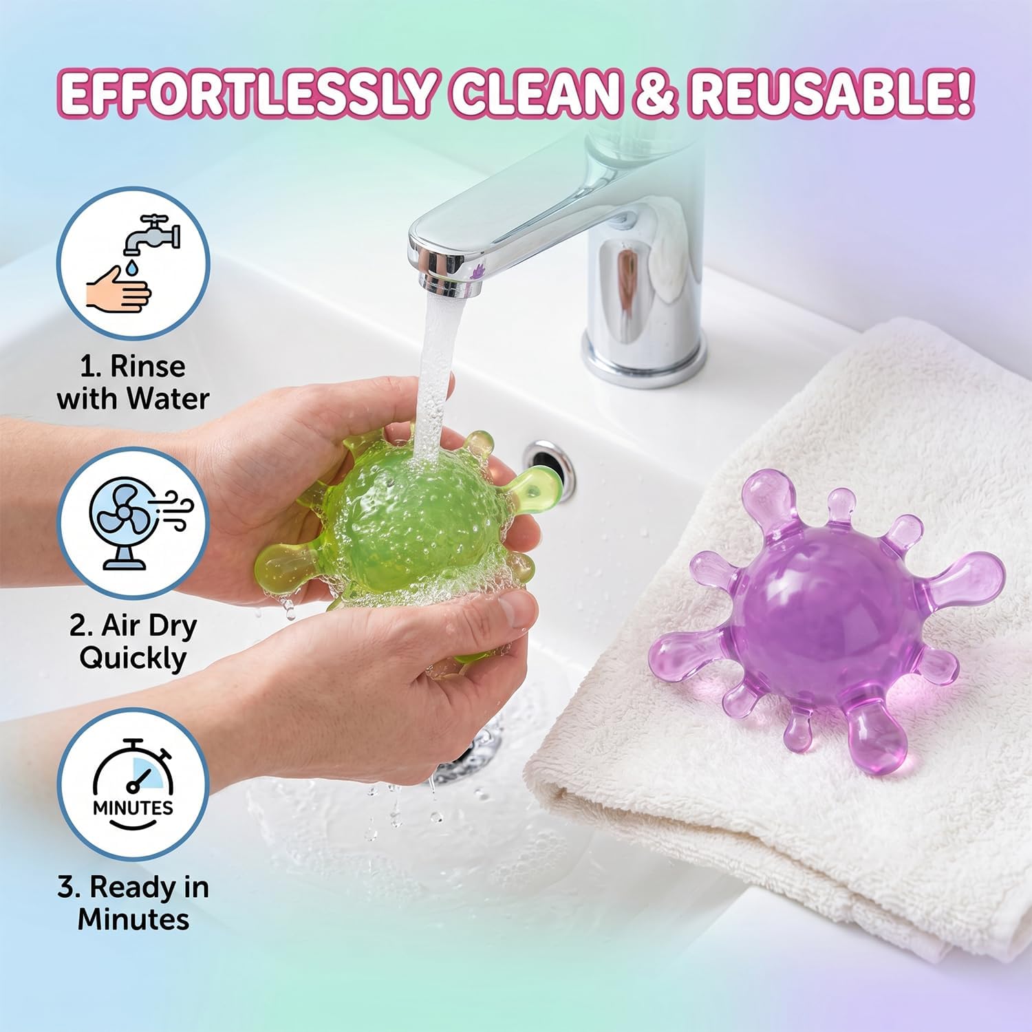 Fidget Toys Stress Balls for Kids,Squishy Stress Splat Toys,Stress Splat Toy,Squishies Anxiety Stress Relief,ADHD Office Mental Health Gifts Prizes Autism Party Favors (Purple)