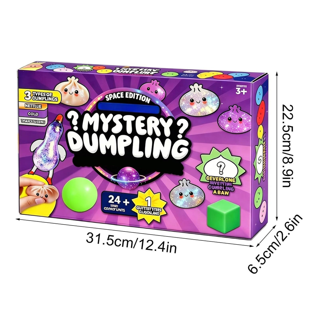 Mystery Dumpling Squishy Advent Calendar – 24 Blind Box Squishies