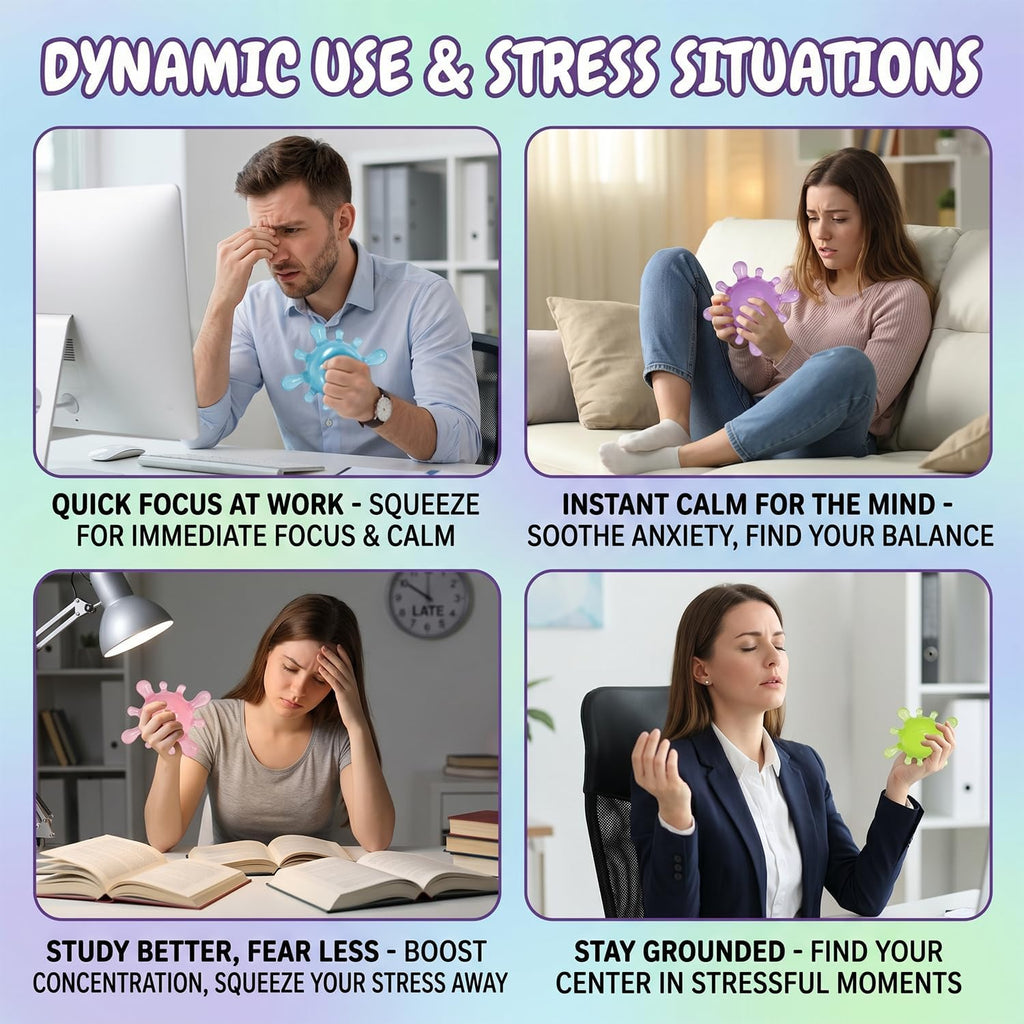 Fidget Toys Stress Balls for Kids,Squishy Stress Splat Toys,Stress Splat Toy,Squishies Anxiety Stress Relief,ADHD Office Mental Health Gifts Prizes Autism Party Favors (Purple)