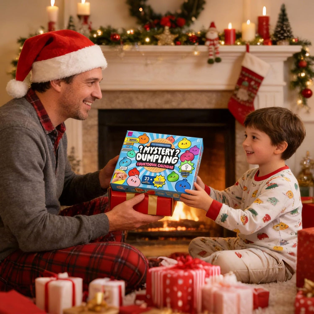 Mystery Dumpling Squishy Advent Calendar – 24 Blind Box Squishies