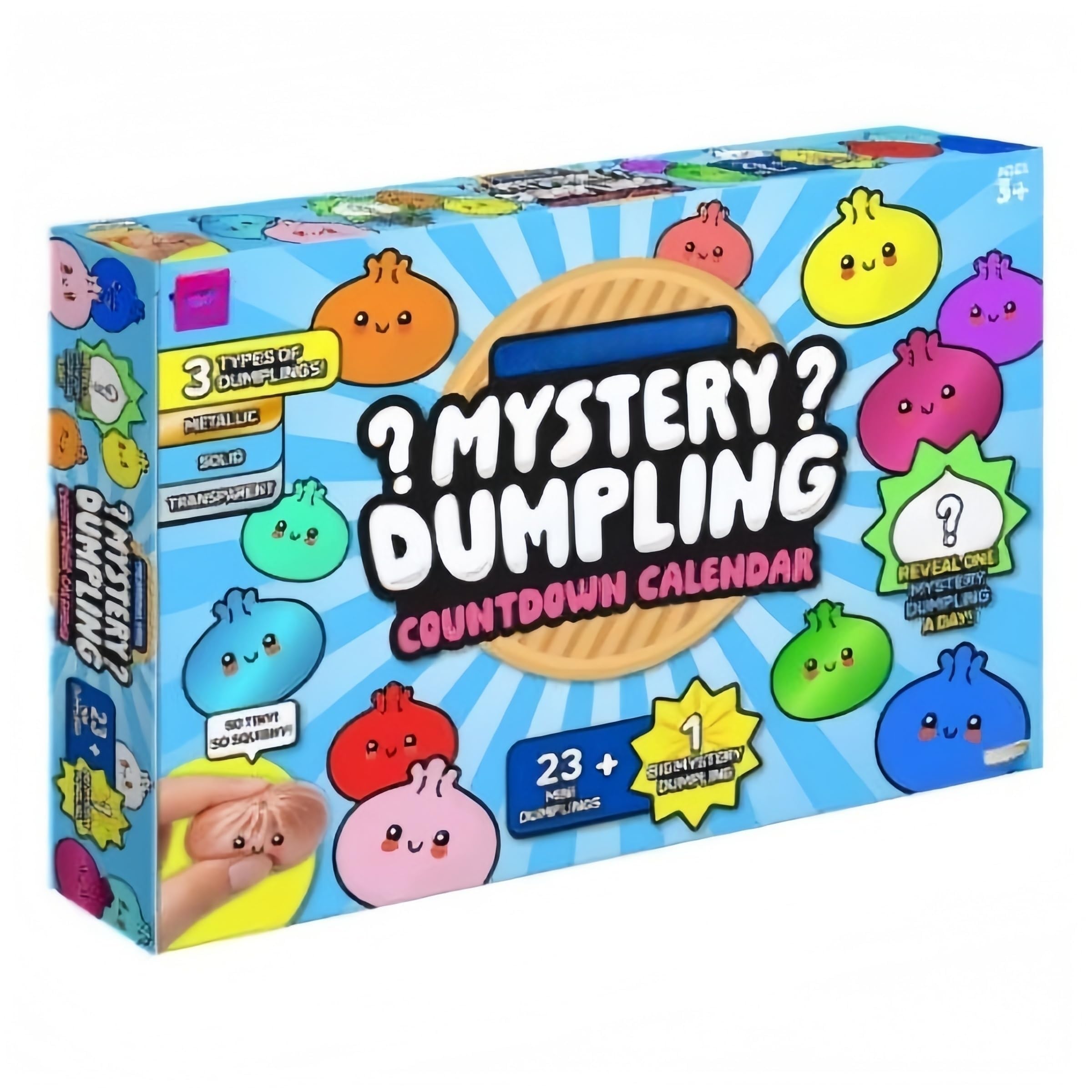 Mystery Dumpling Squishy Advent Calendar – 24 Blind Box Squishies