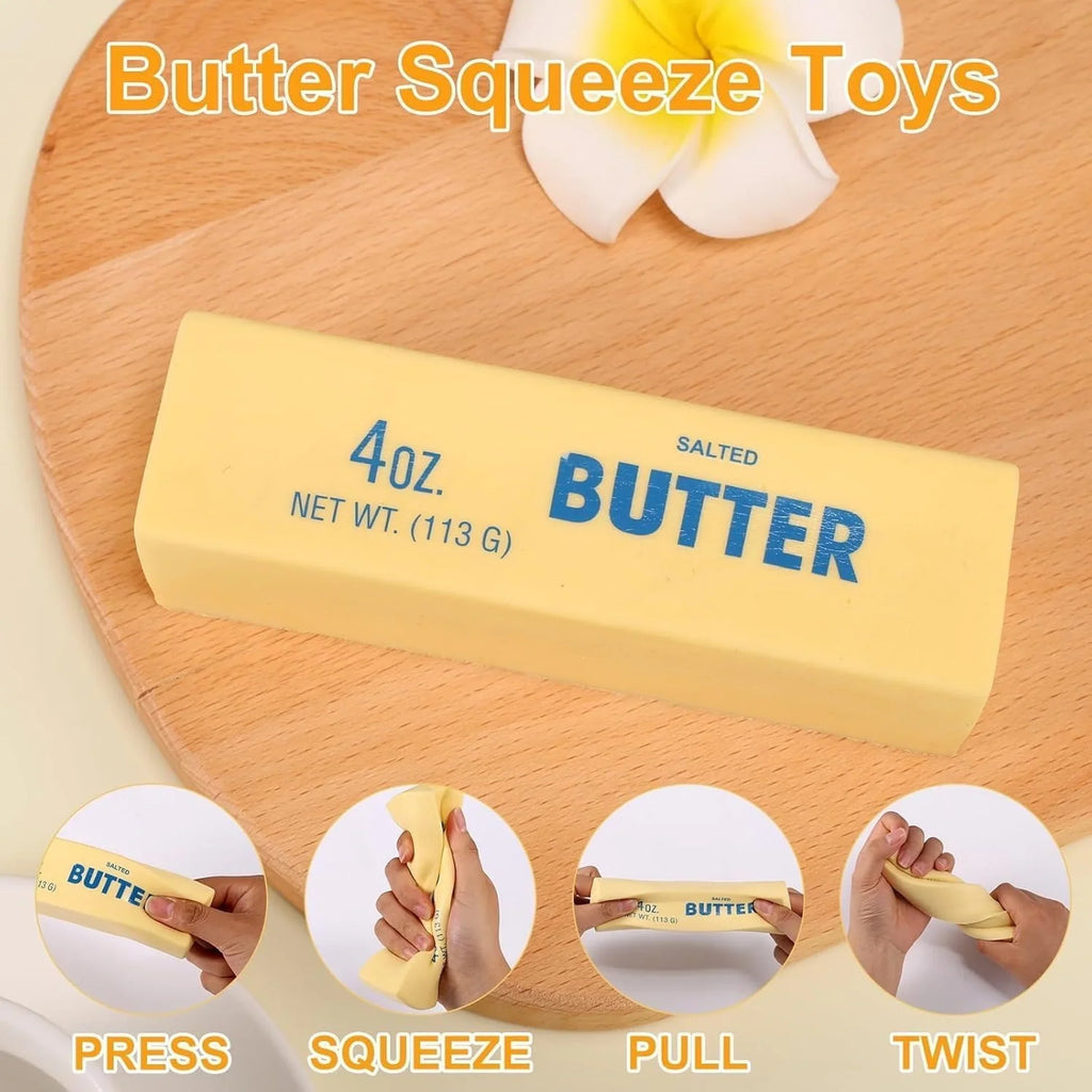 NeeDoh Butter Squish. Stretch and Squeeze Butter Stress Toys Midou