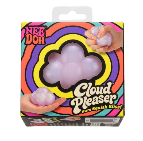 NeeDoh Cloud Pleaser squishy fidget toy by Schylling — pearlescent cloud-shaped stress ball