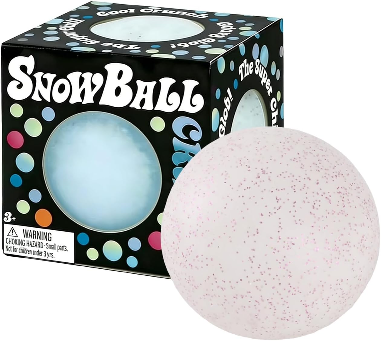 Snowball Stress Relief, Squeeze Fidget Ball for Adults,Slow Rise Portable Desk Ball,Relaxation & Daily Calm Gifts